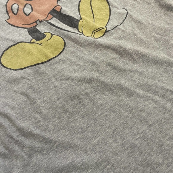 Disney Vintage Look‎ Mickey Mouse Heather Gray T-Shirt/Clothes Men's XL - Picture 7 of 10
